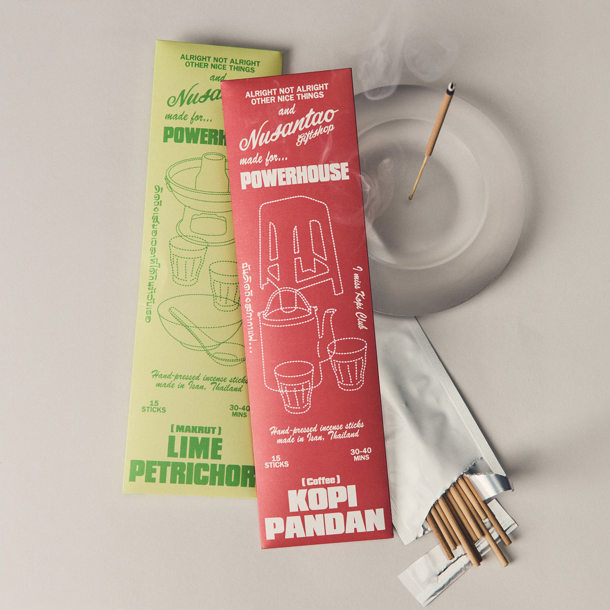 Lime & Petrichor Incense