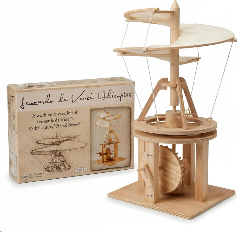 Da Vinci Helicopter Wooden Kit