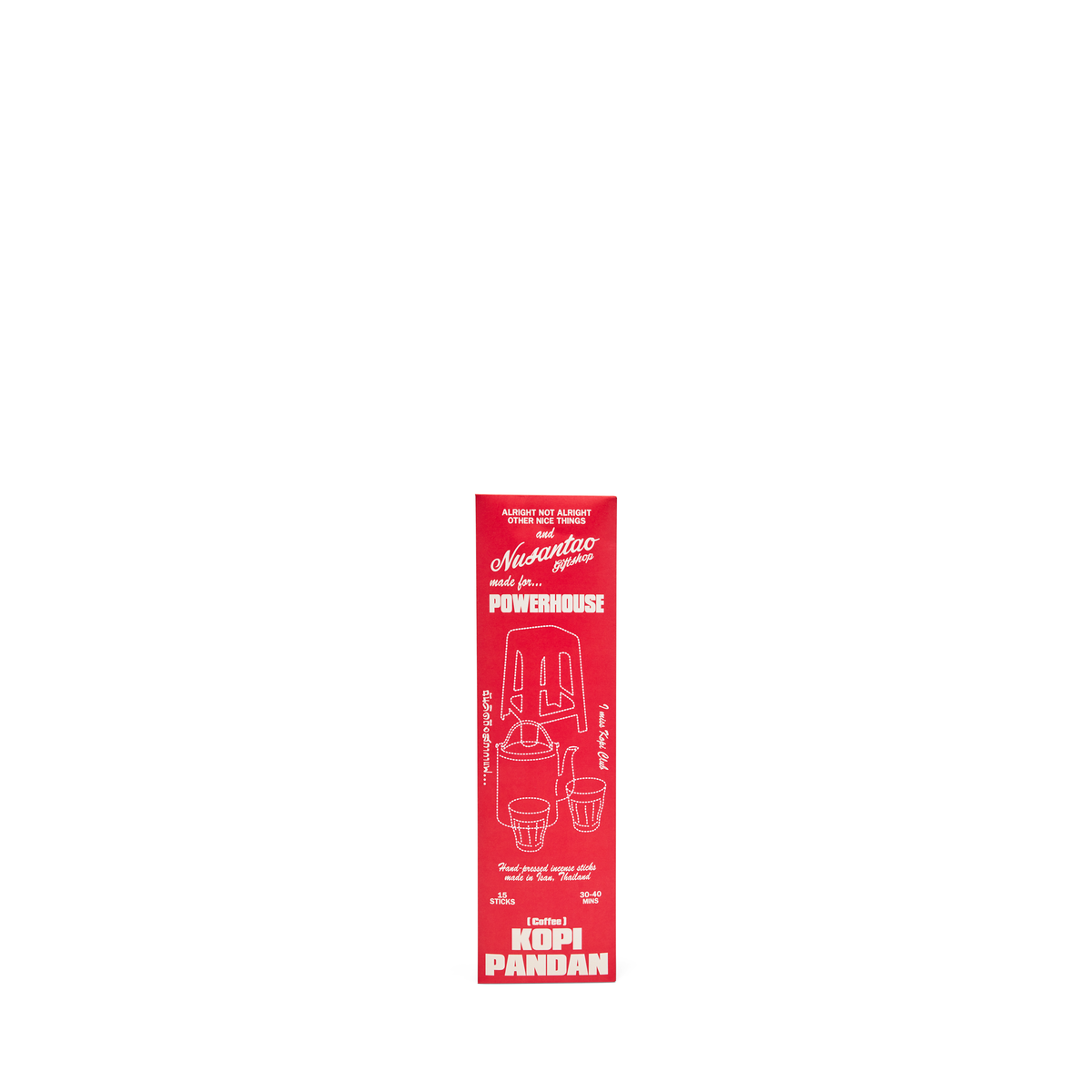 Kopi & Pandan Incense