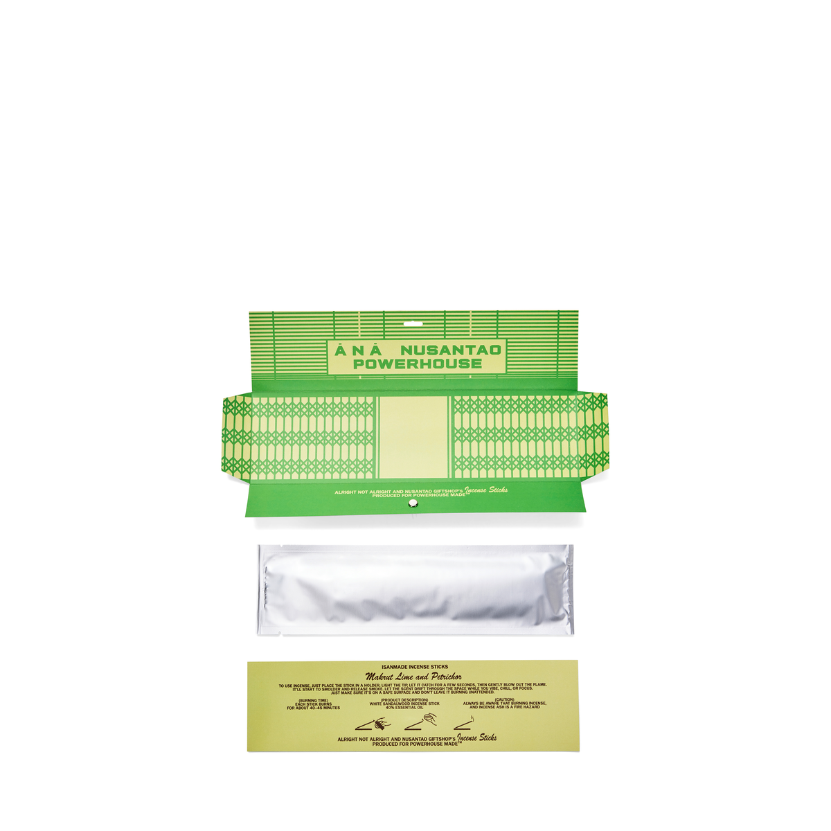 Lime & Petrichor Incense
