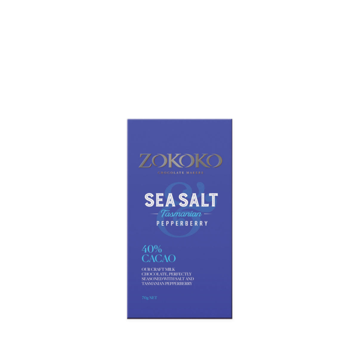 Sea Salt & Tasmanian Pepperberry Chocolate Bar