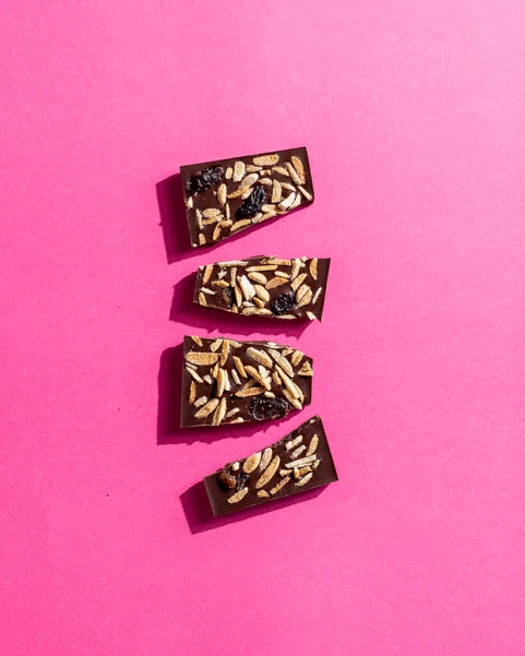 Almond and Raisin Chocolate Bar