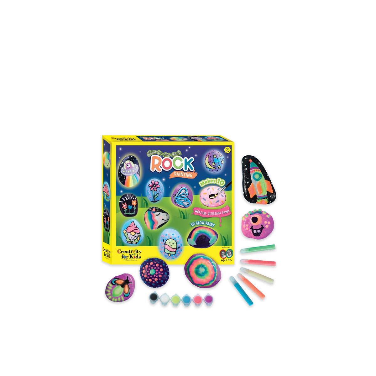 Glow in the Dark Rock Painting Kit