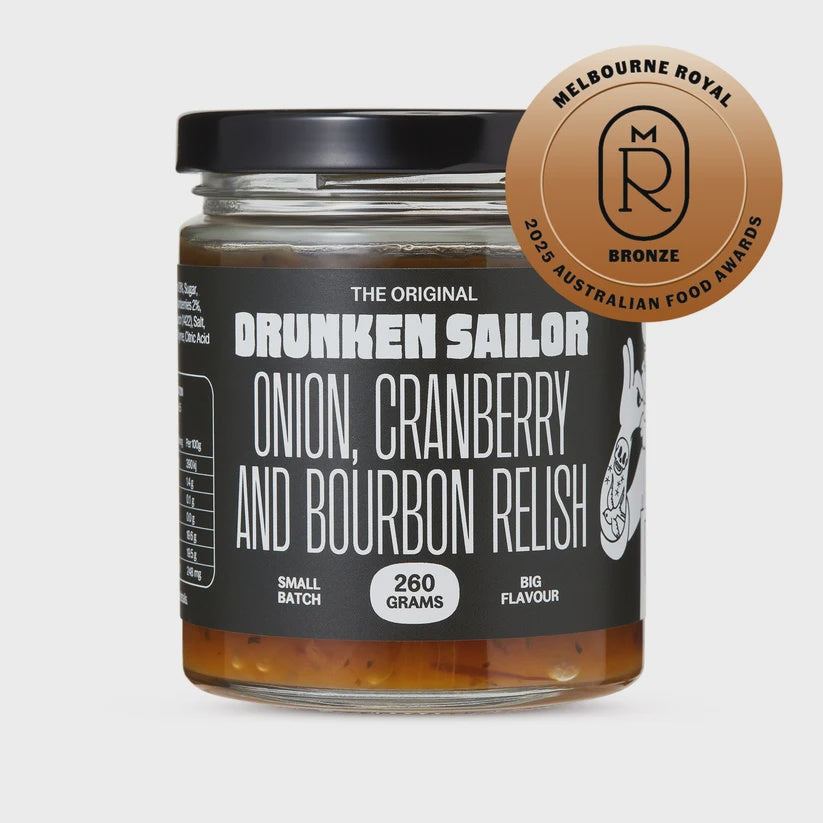 Onion, Cranberry & Bourbon Relish